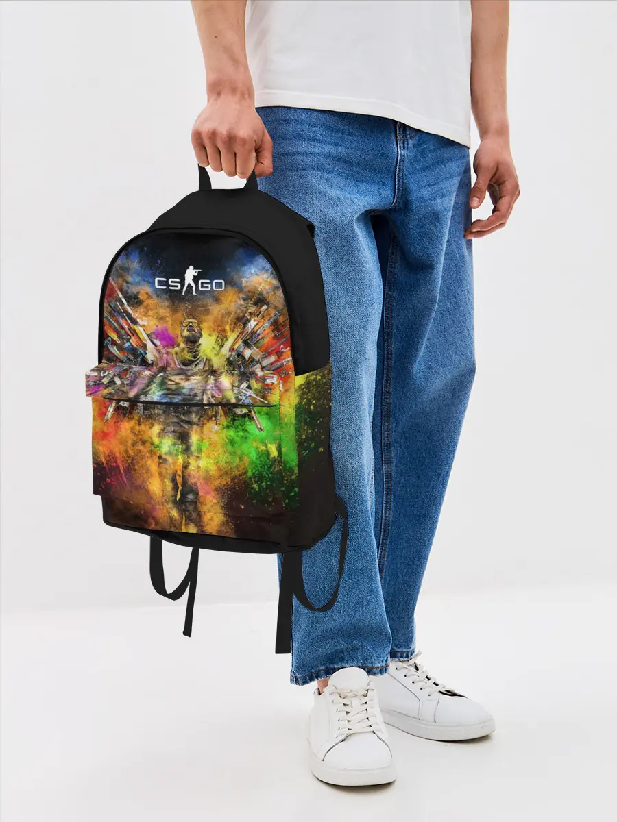 Рюкзак джинсовый / CS GO