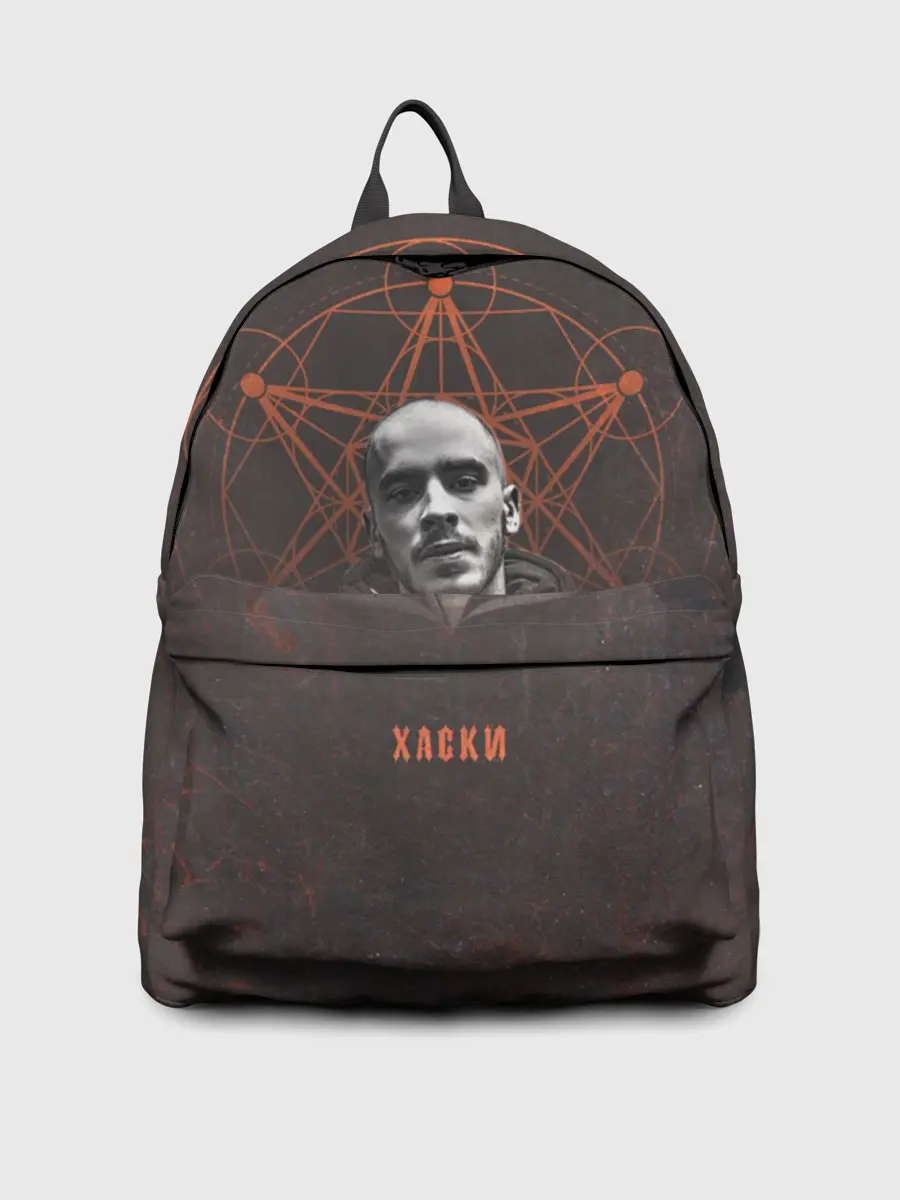 Рюкзак джинсовый / Хаски Геометрия