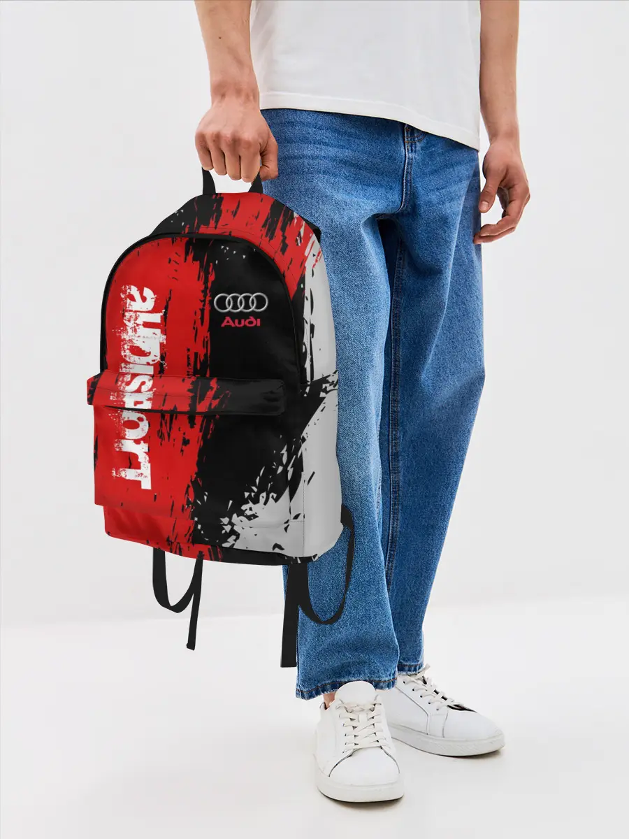 Рюкзак джинсовый / AUDI SPORT / АУДИ СПОРТ