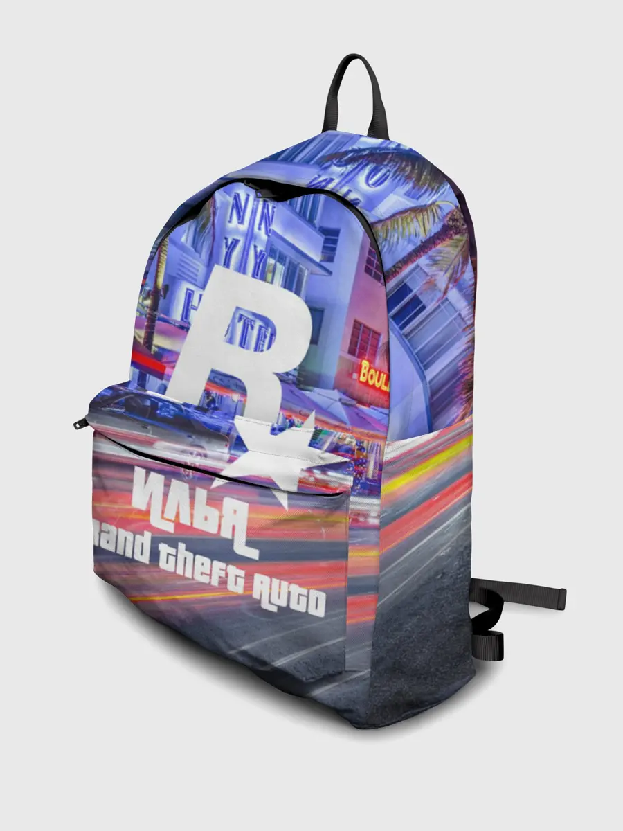 Рюкзак джинсовый / Илья в стиле GTA