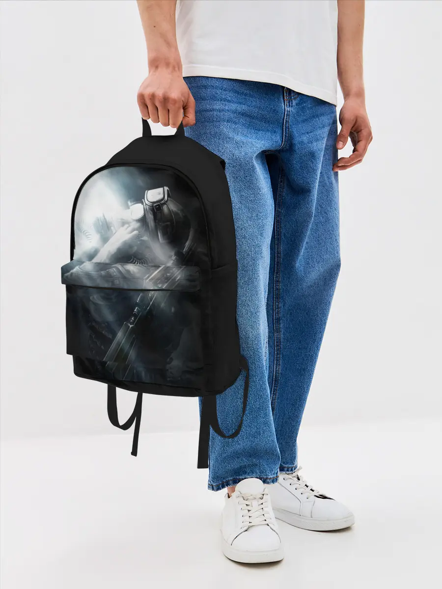 Рюкзак джинсовый / Metro 2033