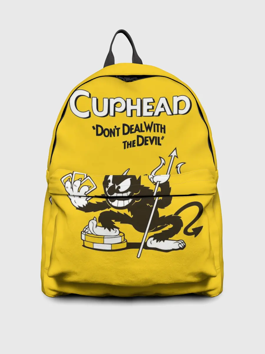 Рюкзак джинсовый / Cuphead