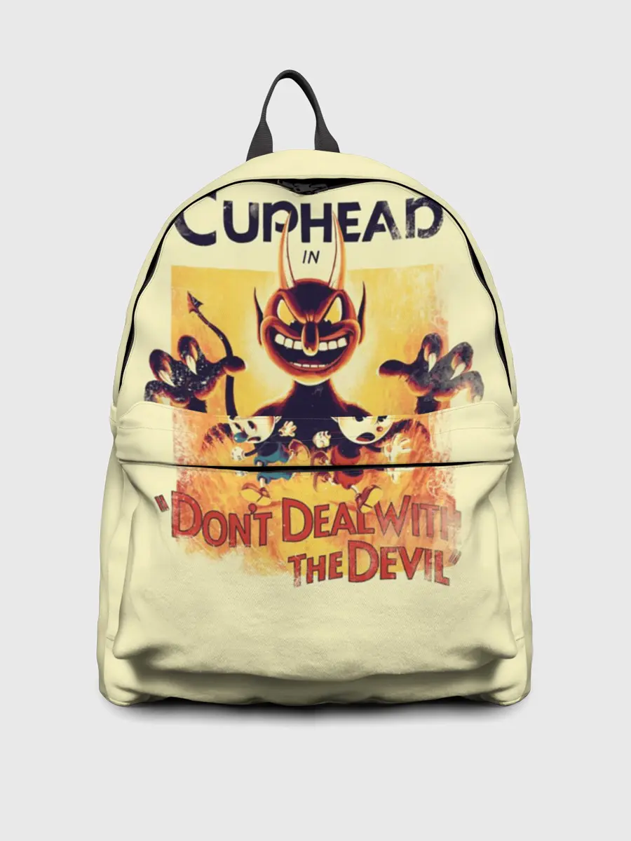 Рюкзак джинсовый / Cuphead