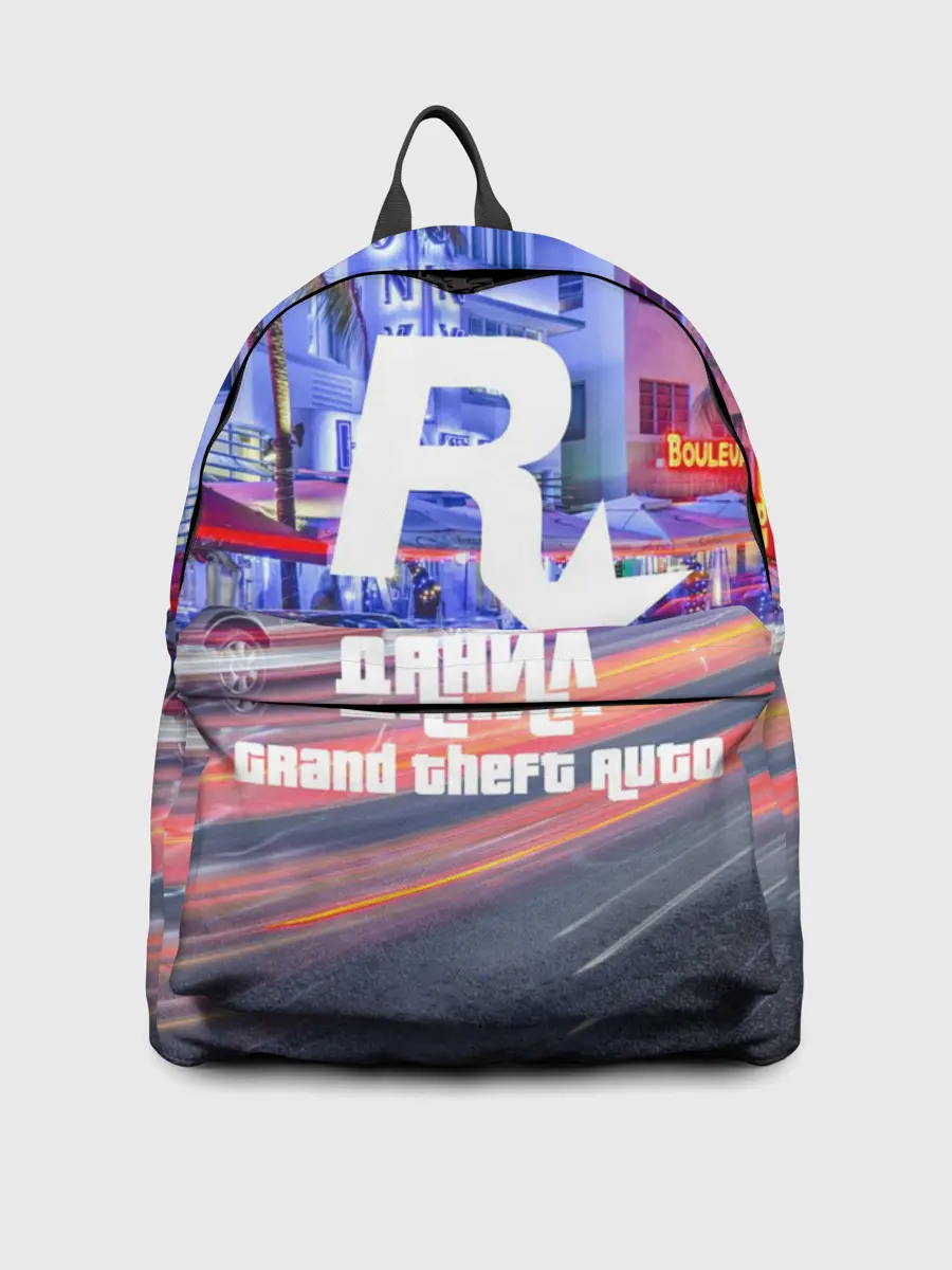 Рюкзак джинсовый / Данил в стиле GTA