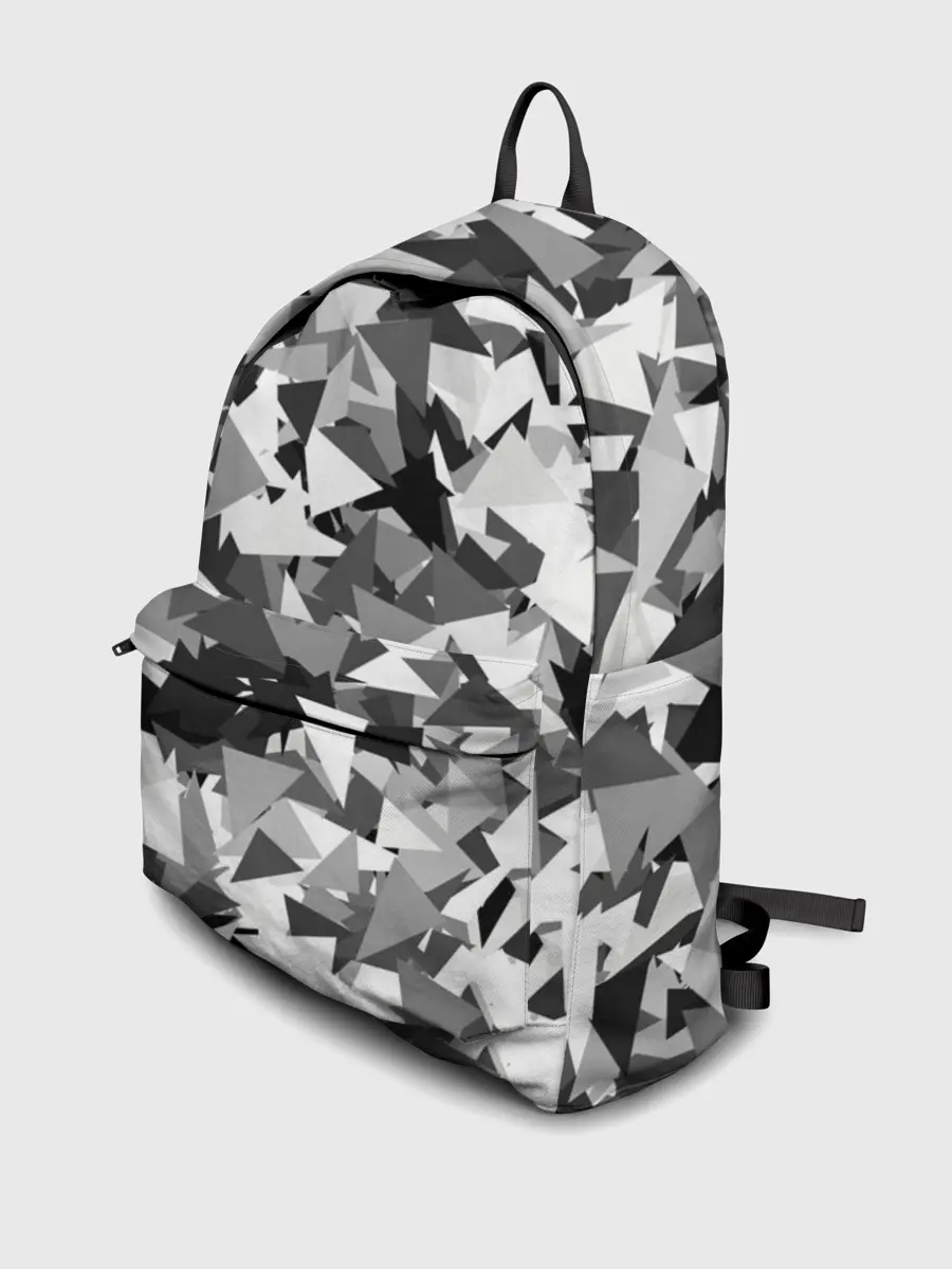 Рюкзак джинсовый / Городской серый камуфляж