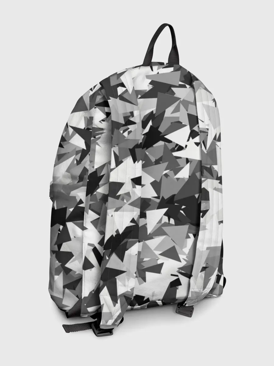 Рюкзак джинсовый / Городской серый камуфляж