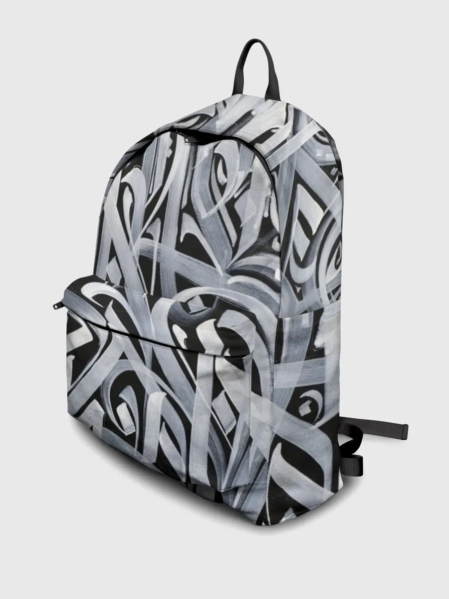 Рюкзак джинсовый / Каллиграфия