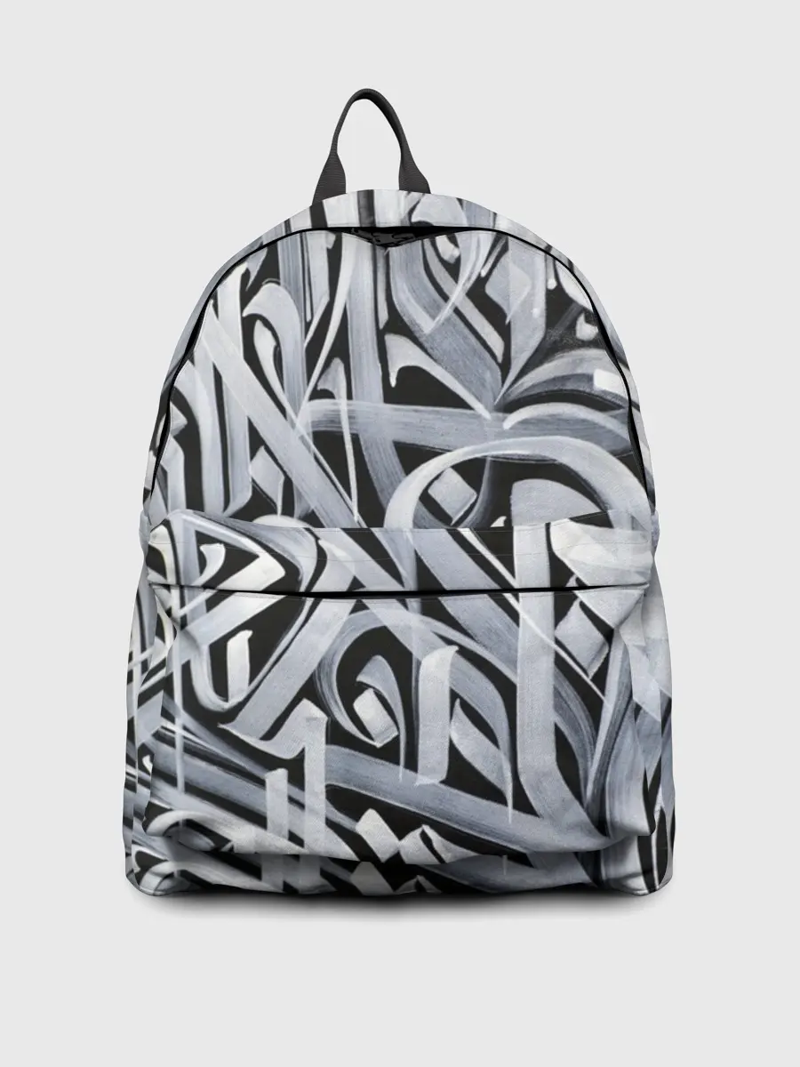 Рюкзак джинсовый / Каллиграфия