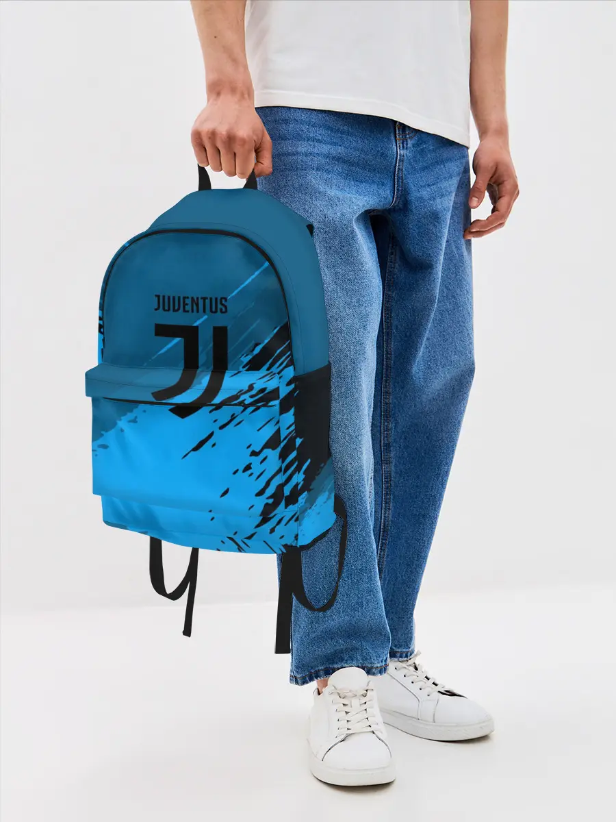 Рюкзак джинсовый / FC Juventus abstract style