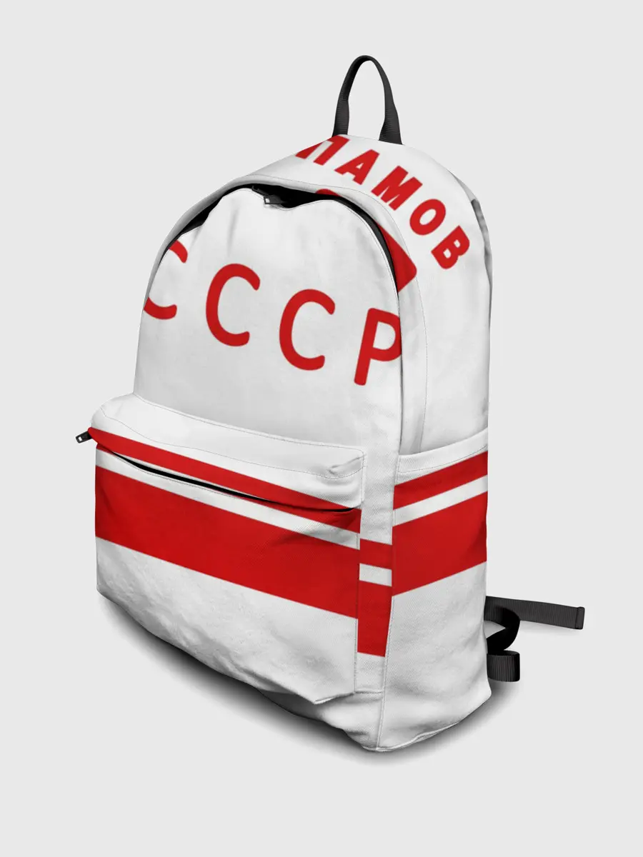 Рюкзак джинсовый / Валерий Харламов 17 White