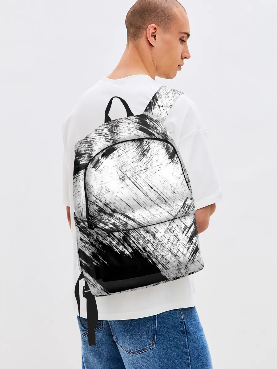 Рюкзак джинсовый / Штриховка