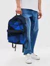 Рюкзак джинсовый / Blue abstraction collection
