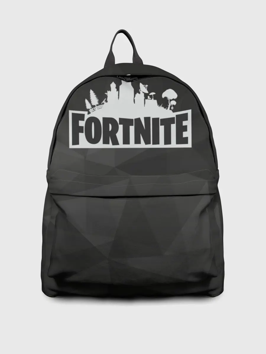 Рюкзак джинсовый / Fortnite Black Abstract