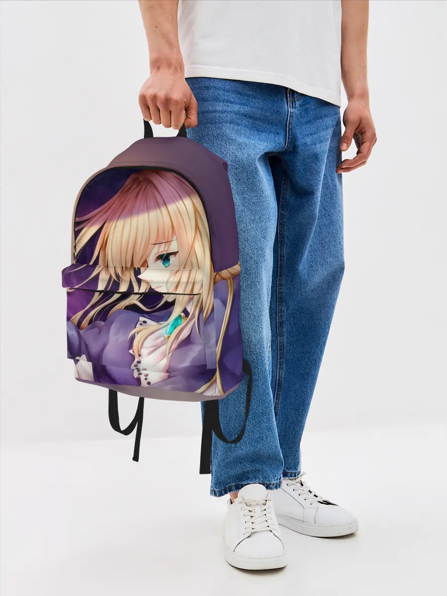 Рюкзак джинсовый / Violet Evergarden