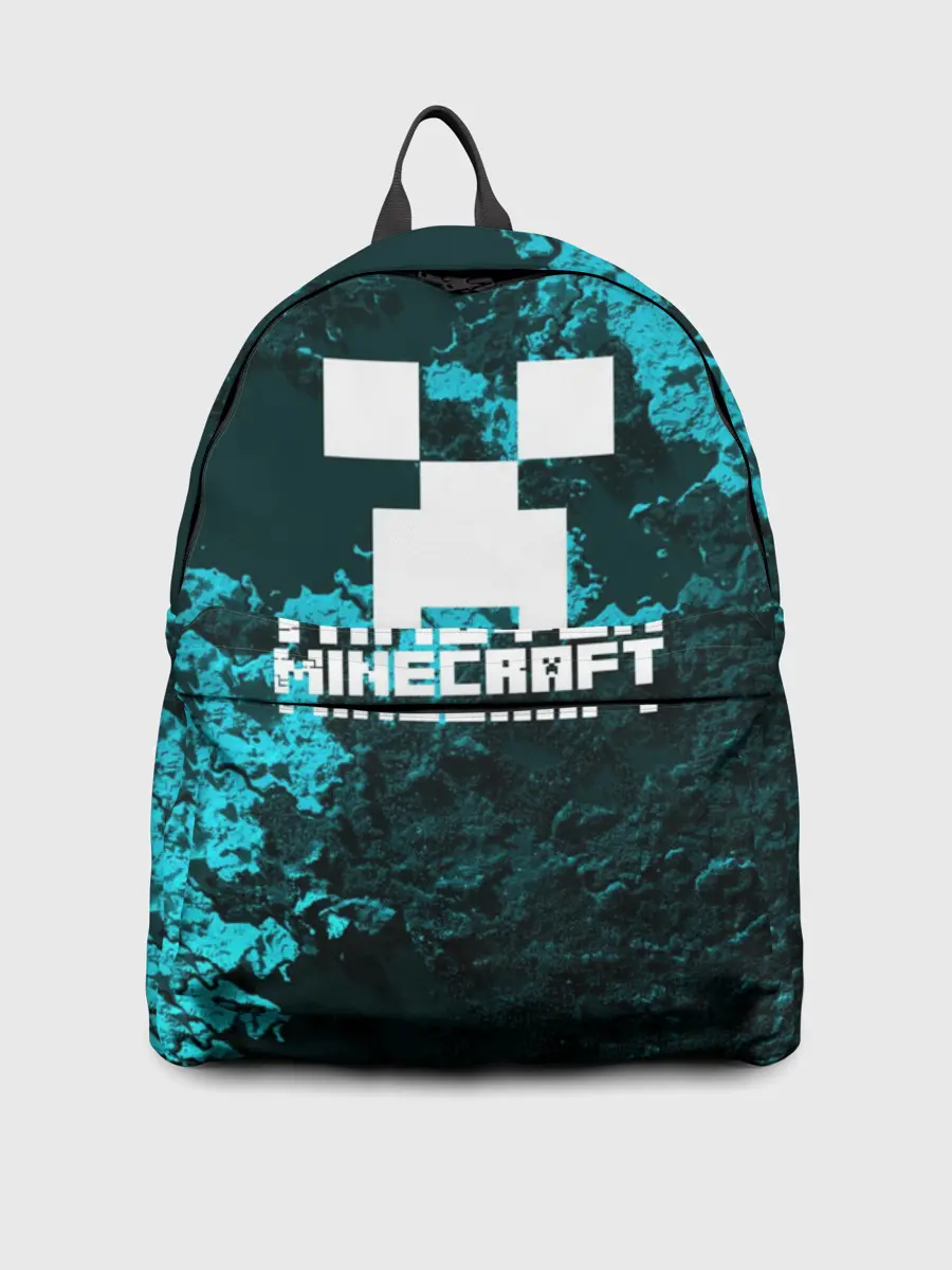 Рюкзак джинсовый / Тимофей в стиле Minecraft