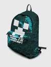 Рюкзак джинсовый / Костя в стиле Minecraft