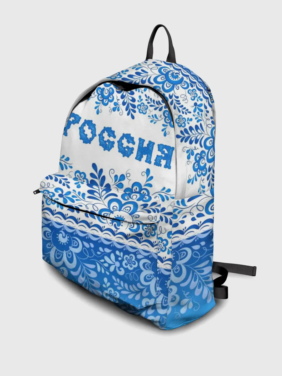 Рюкзак джинсовый / Россия гжель