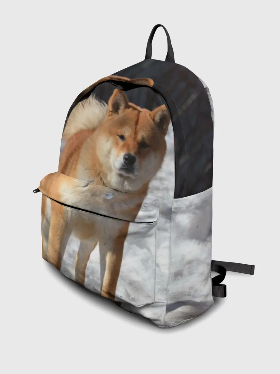 Рюкзак джинсовый / Акита-ину