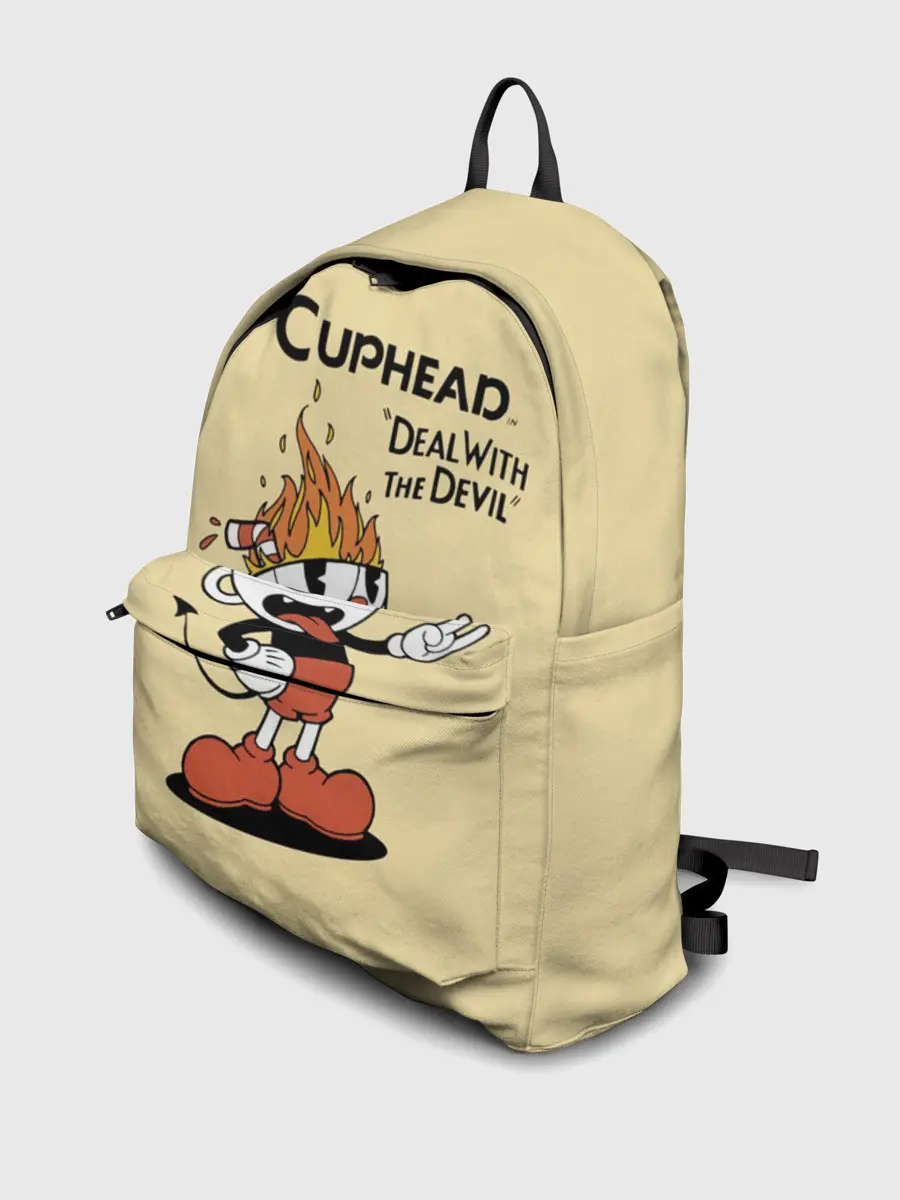 Рюкзак джинсовый / Cuphead