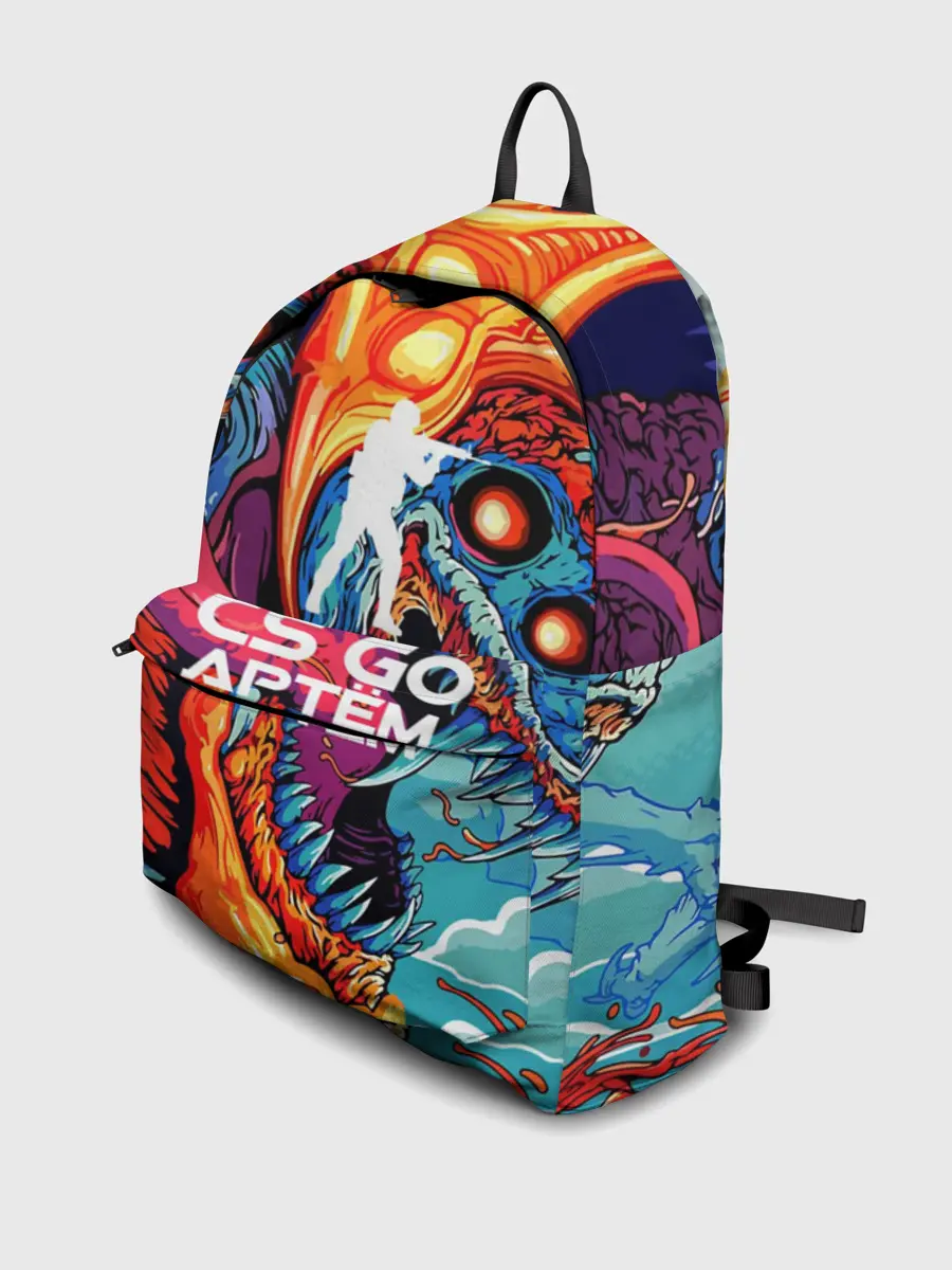 Рюкзак джинсовый / Артём в стиле CS GO