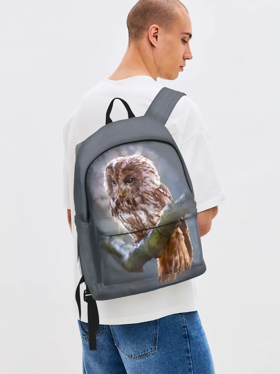 Рюкзак джинсовый / Сова