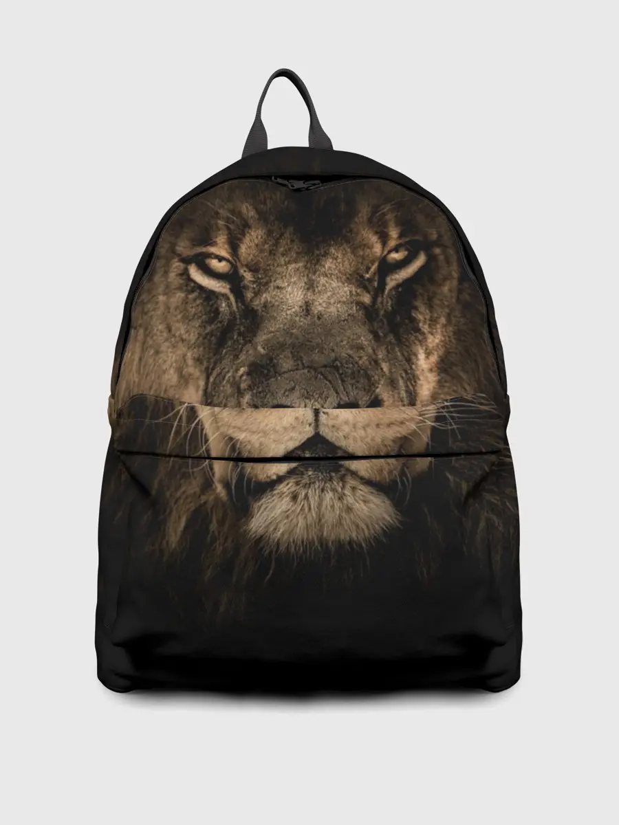 Рюкзак джинсовый / Лев