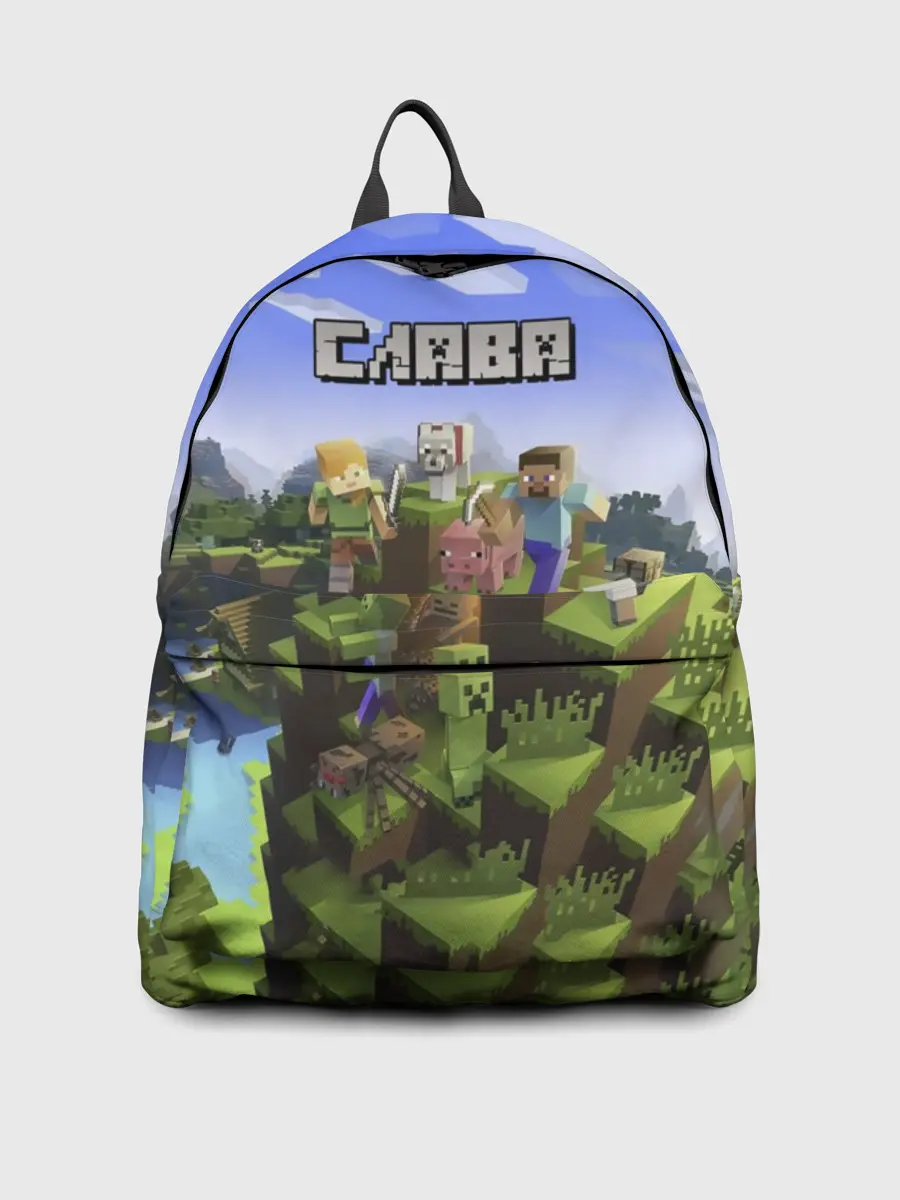 Рюкзак джинсовый / Слава - Minecraft