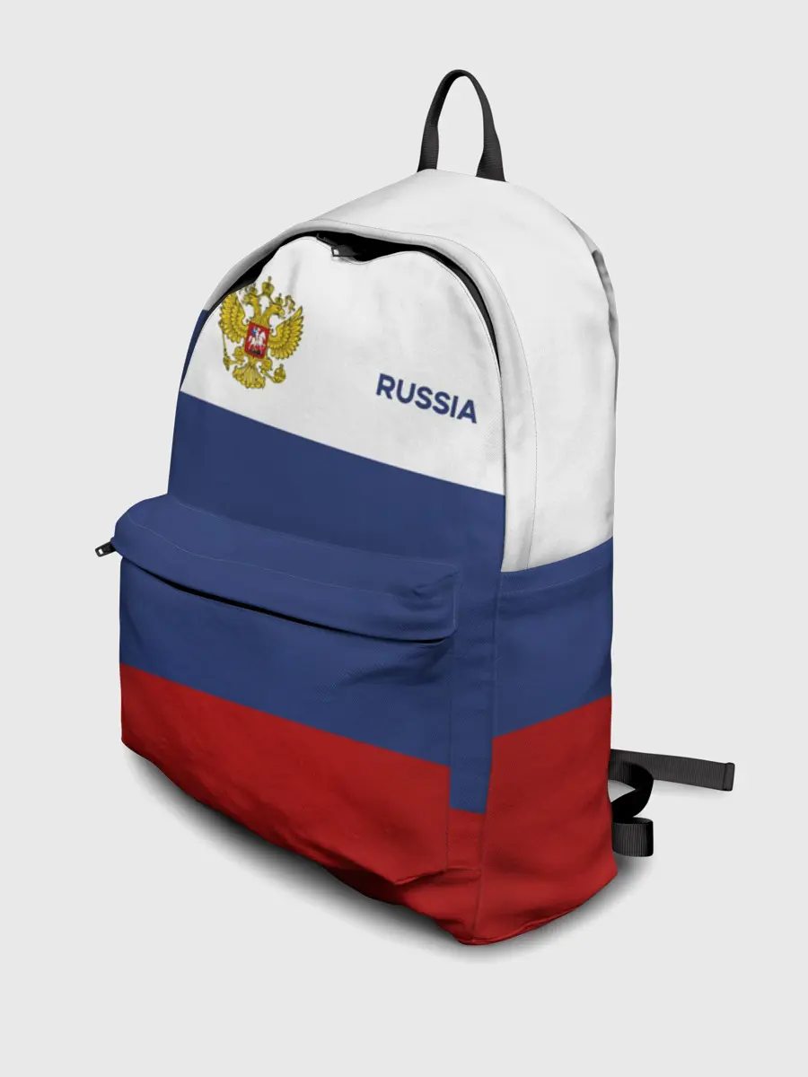 Рюкзак джинсовый / Россия Триколор