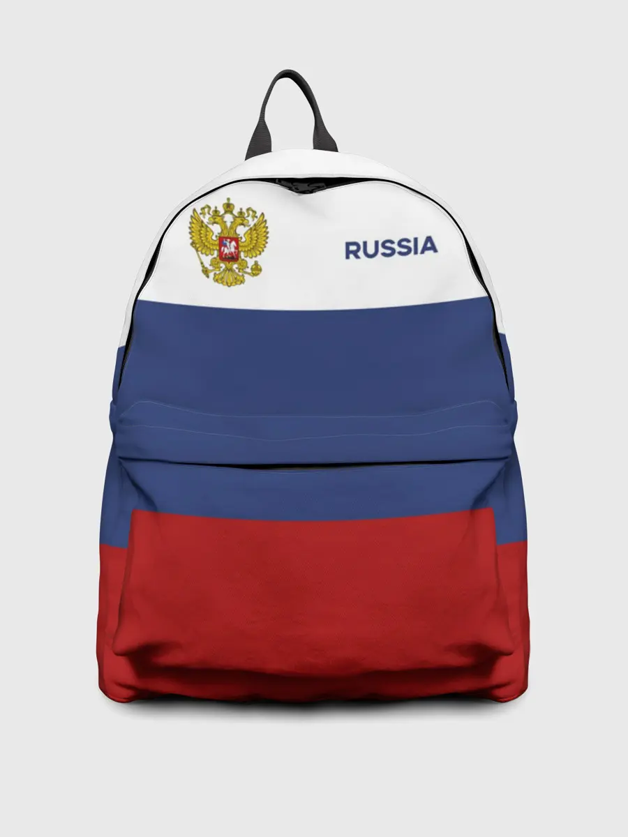 Рюкзак джинсовый / Россия Триколор
