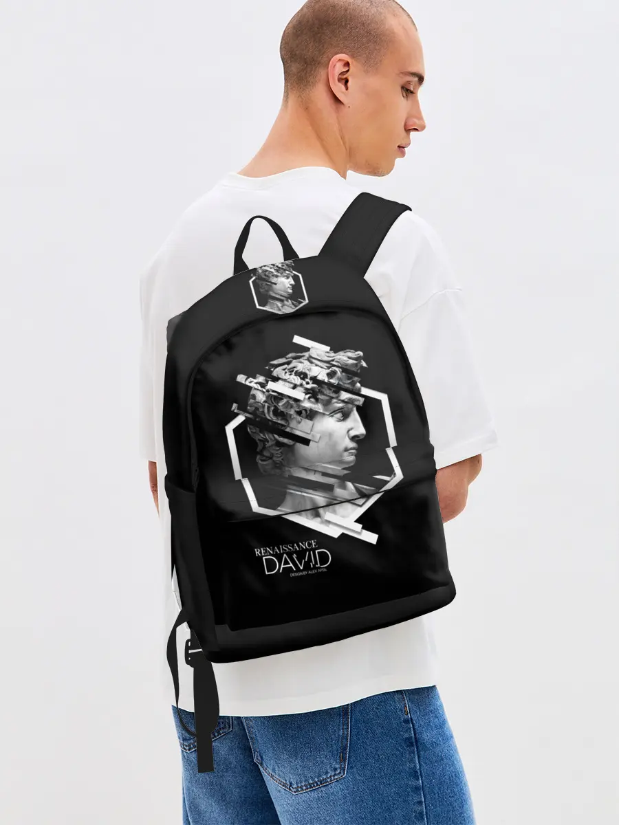 Рюкзак джинсовый / Renaissance David 3D
