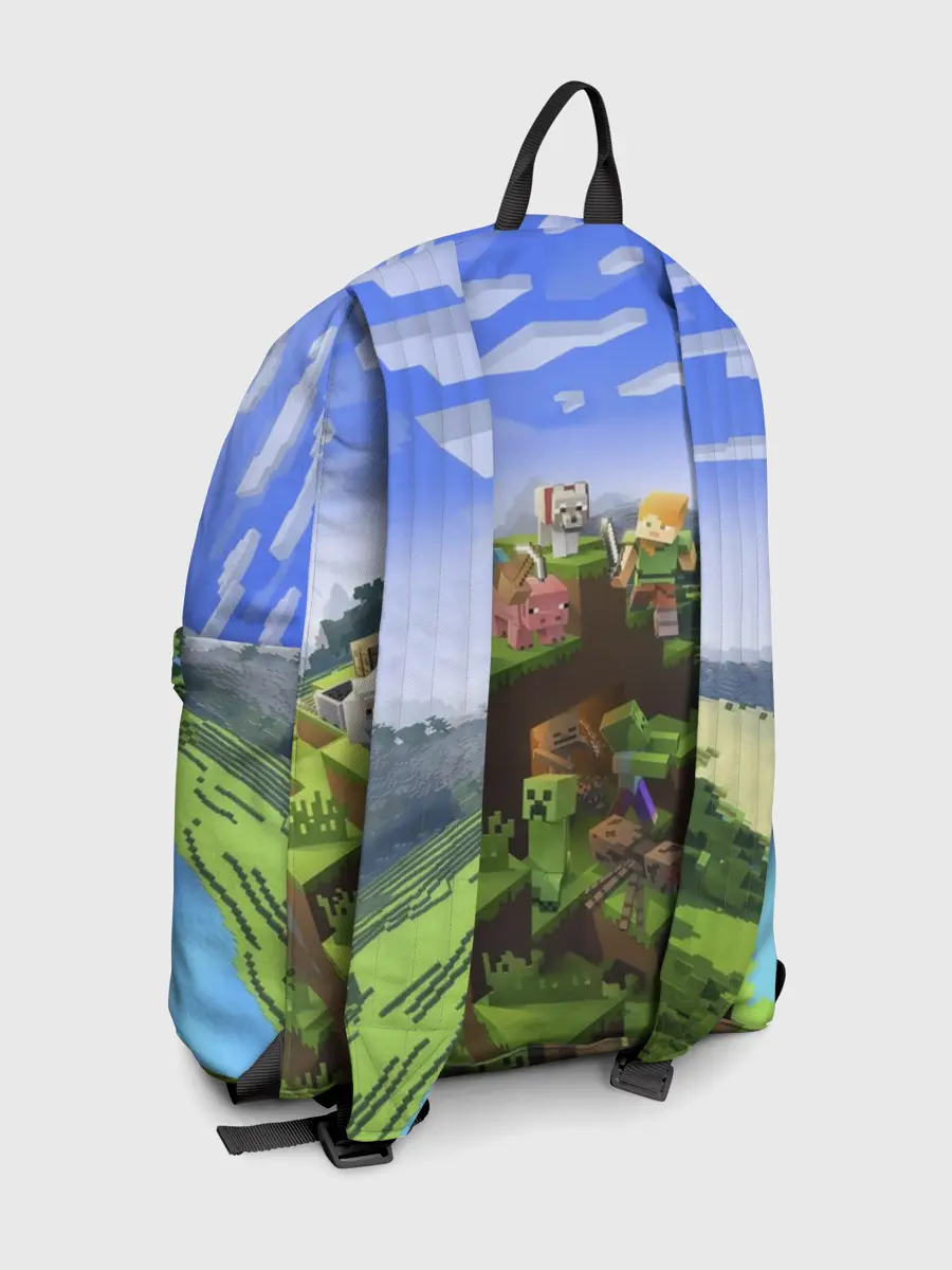 Рюкзак джинсовый / Матвей - Minecraft