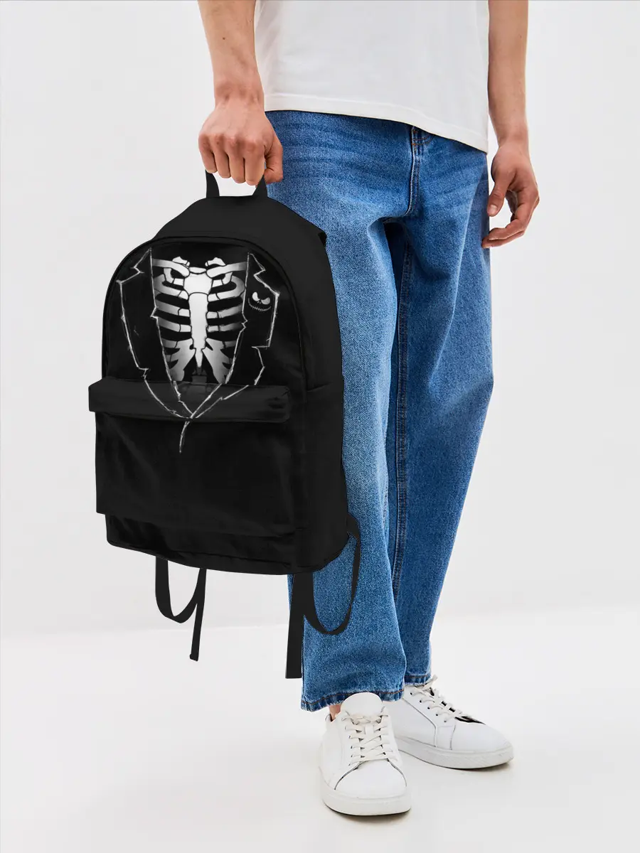 Рюкзак джинсовый / Скелет