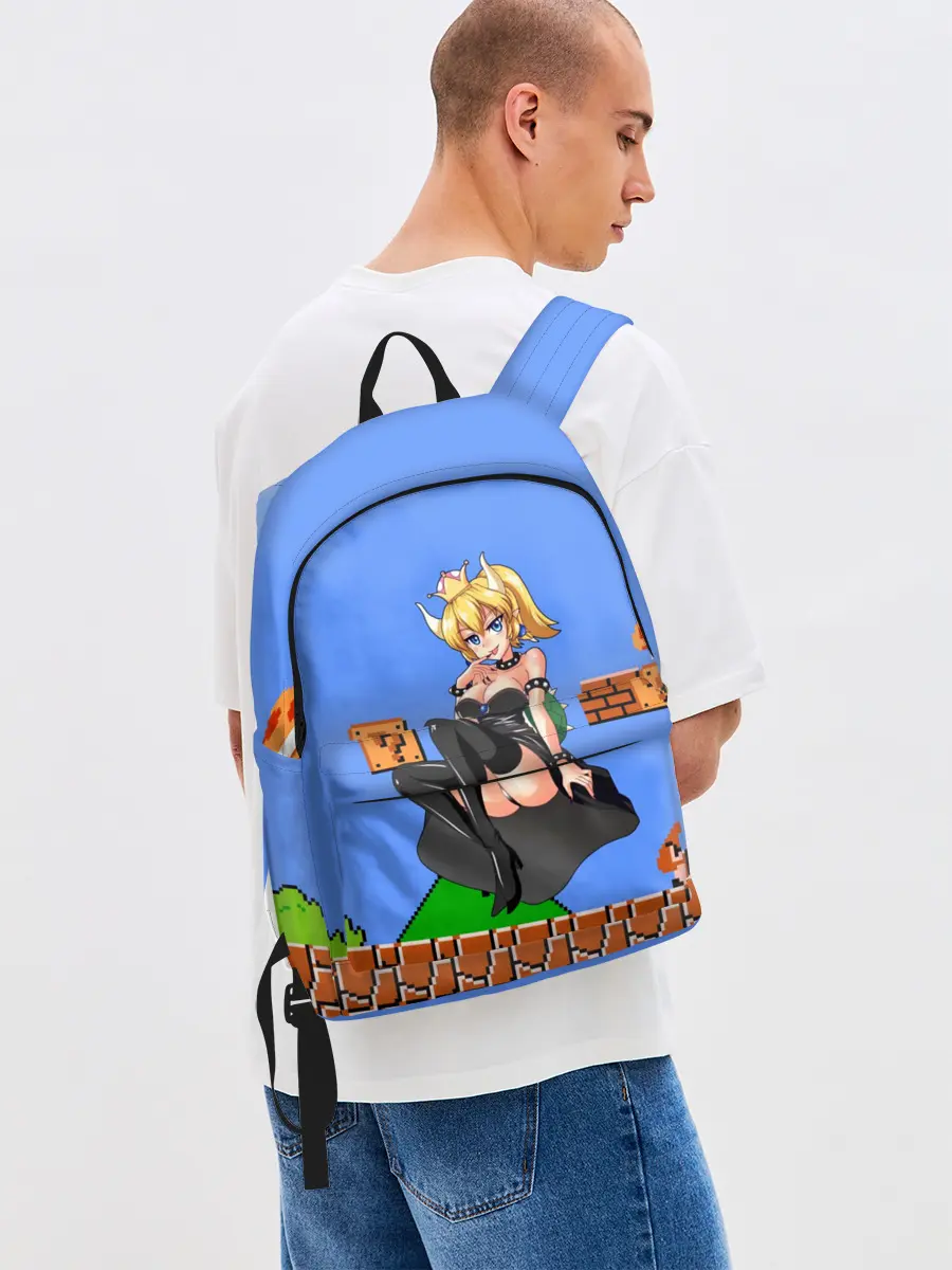 Рюкзак джинсовый / Bowsette