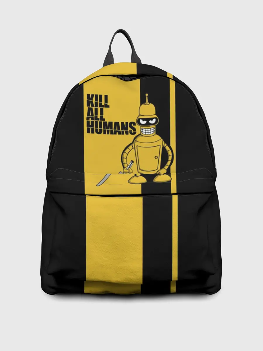 Рюкзак джинсовый / Kill All Humans