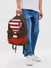 Рюкзак джинсовый / Костюм пирата в красную полоску