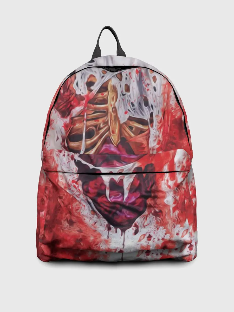 Рюкзак джинсовый / Кровь