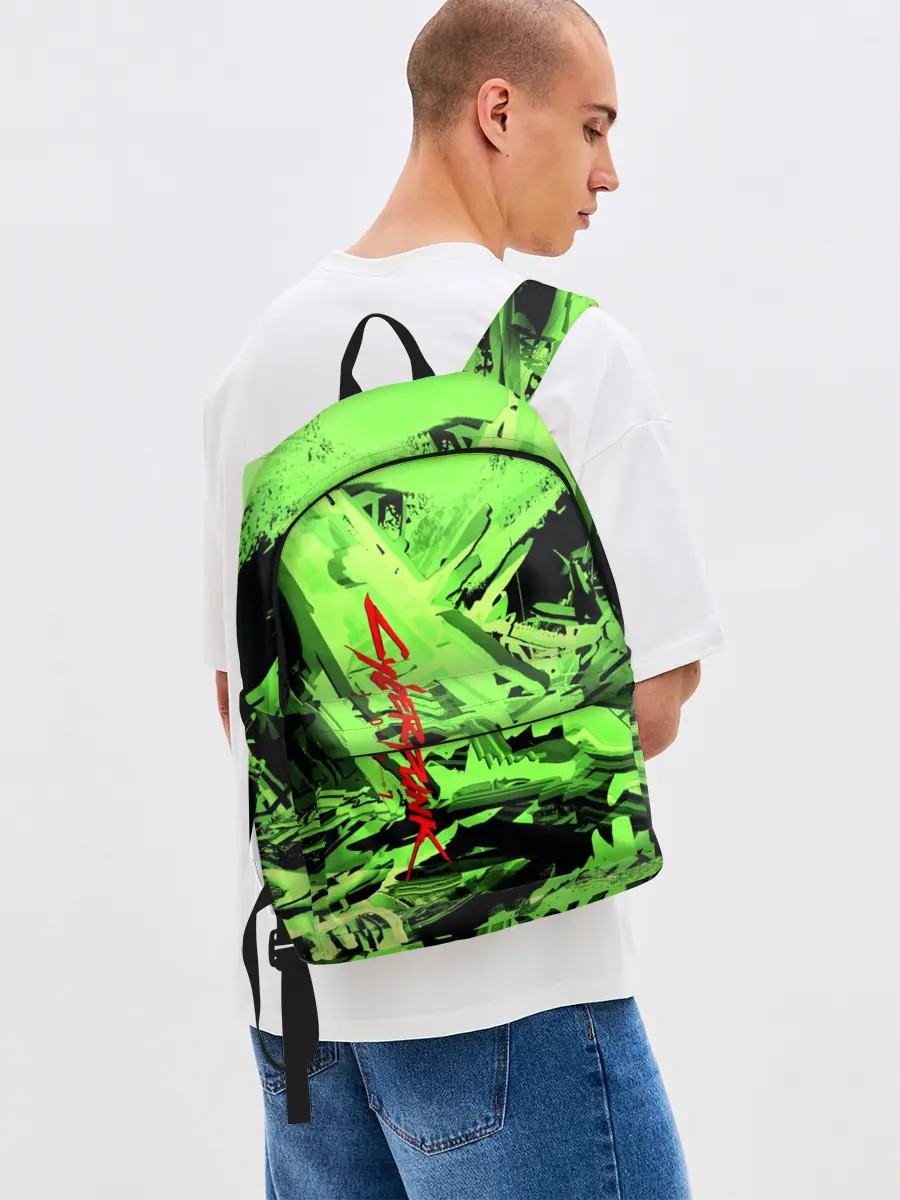 Рюкзак джинсовый / Cyberpunk 2077