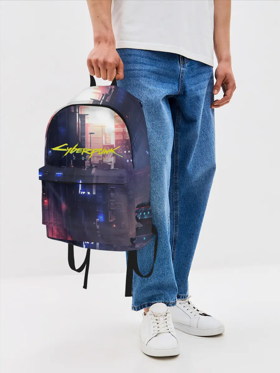 Рюкзак джинсовый / Cyberpunk 2077