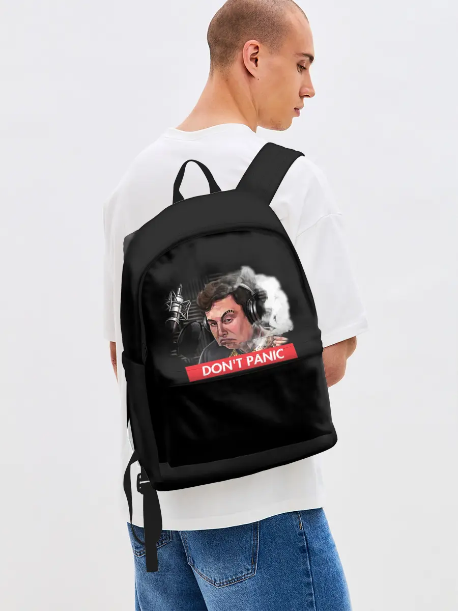 Рюкзак джинсовый / Илон Маск #5