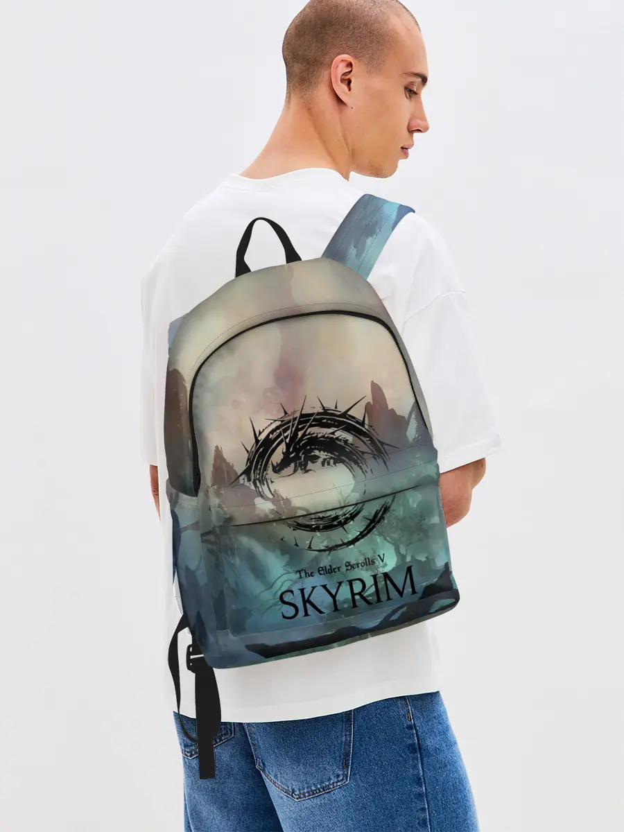 Рюкзак джинсовый / The Elder Scrolls SKYRIM