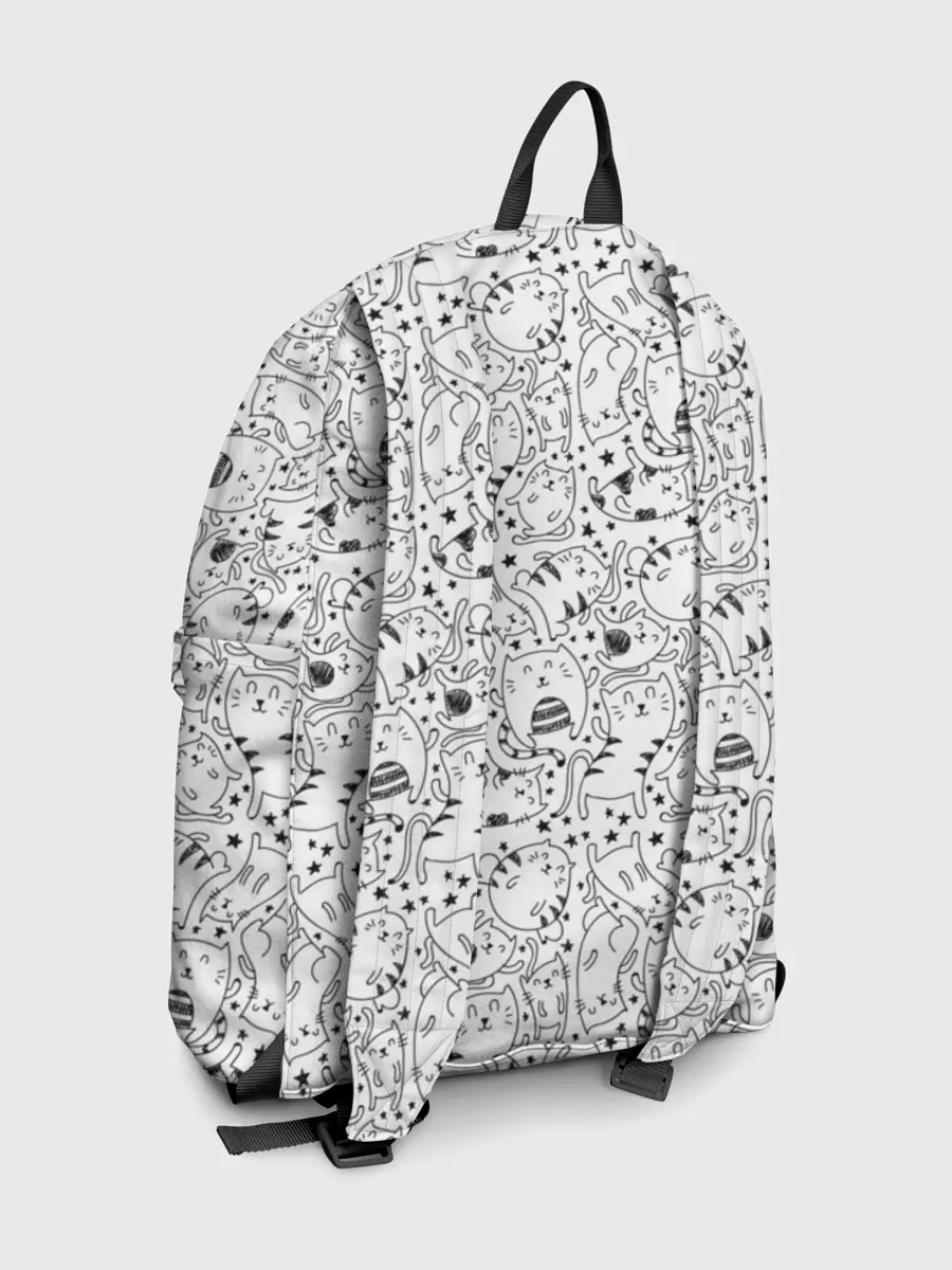 Рюкзак джинсовый / котики и кошки