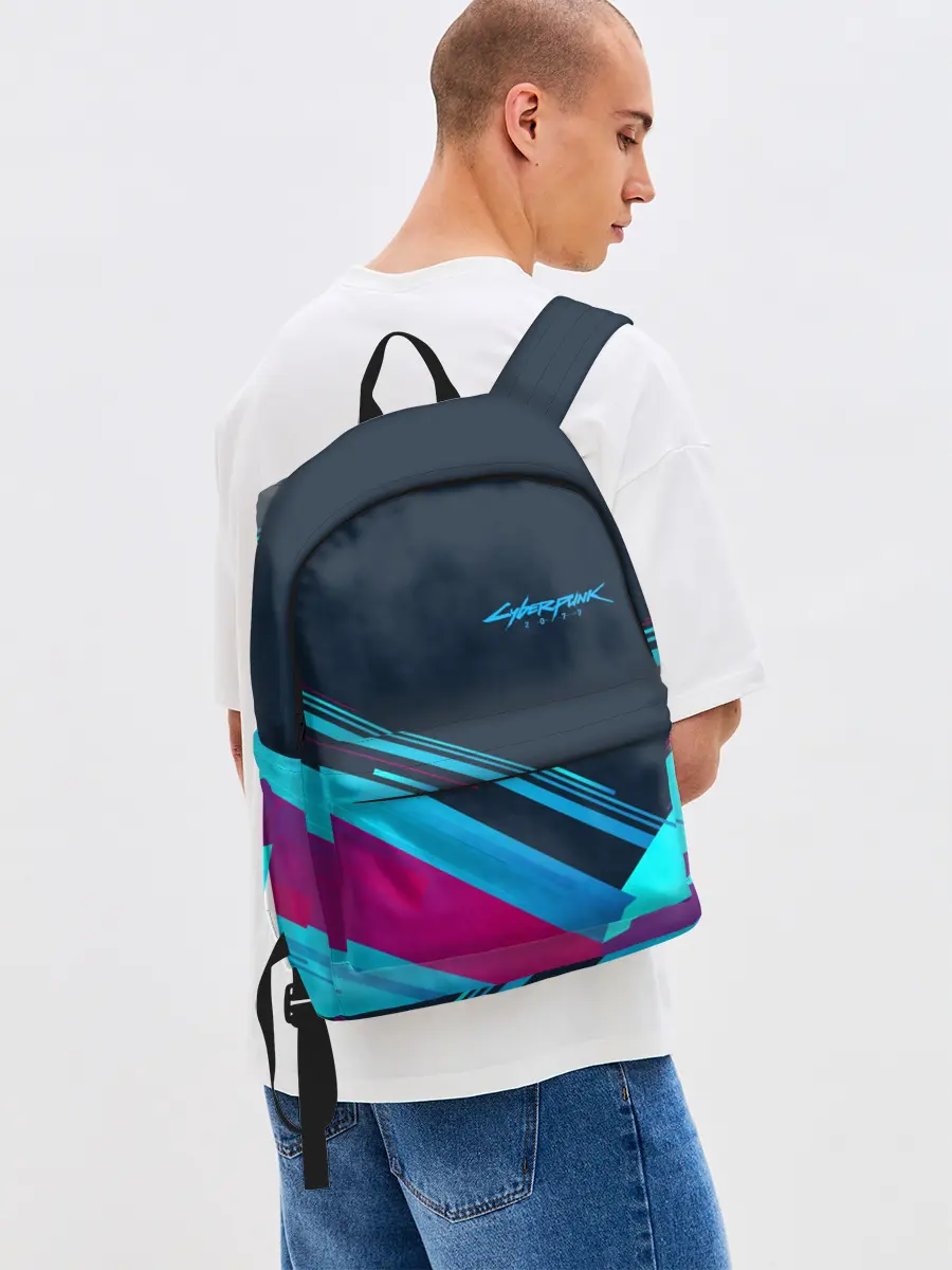 Рюкзак джинсовый / CYBERPUNK 2077