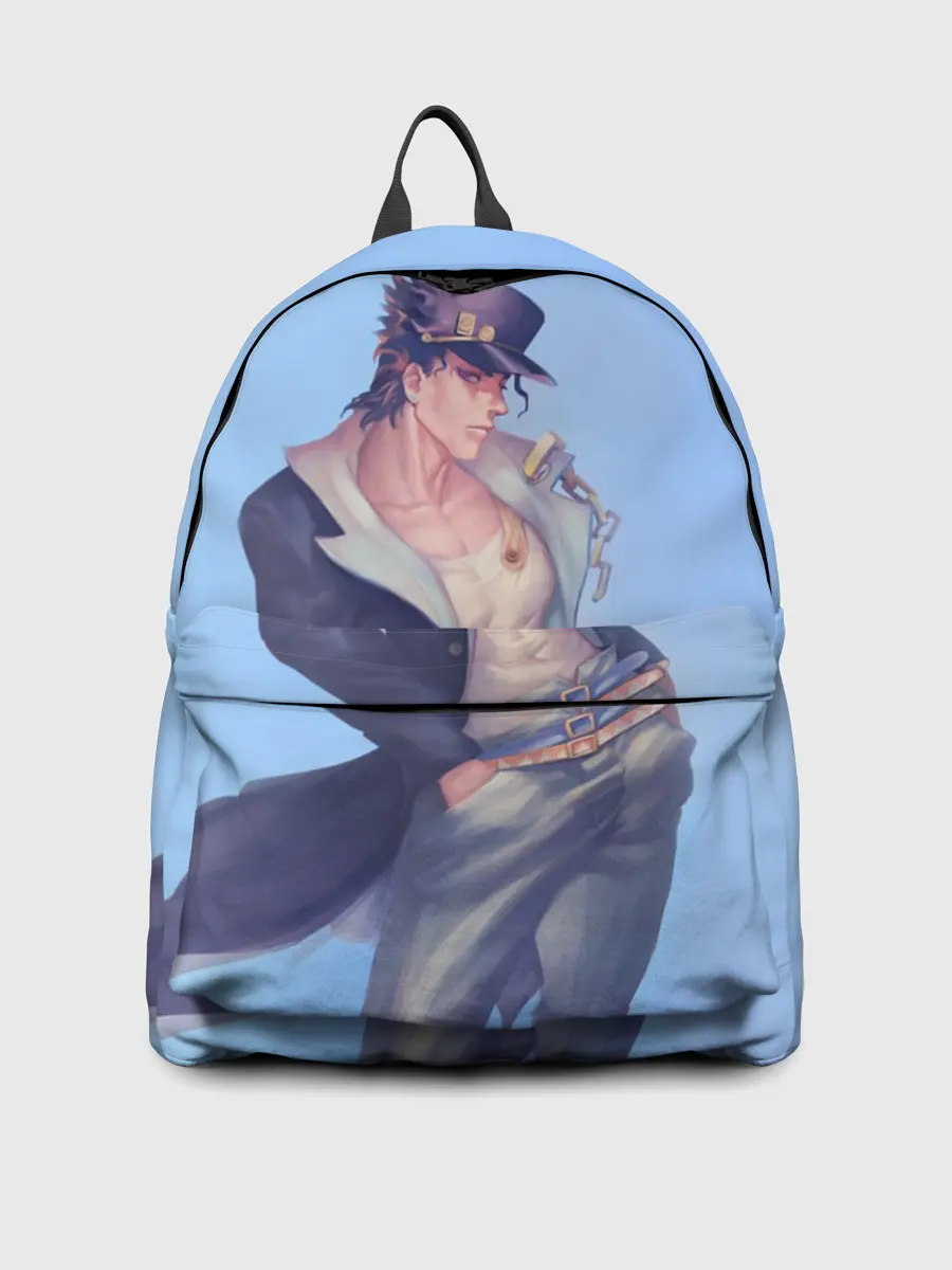 Рюкзак джинсовый / Joutarou Kuujou на синем