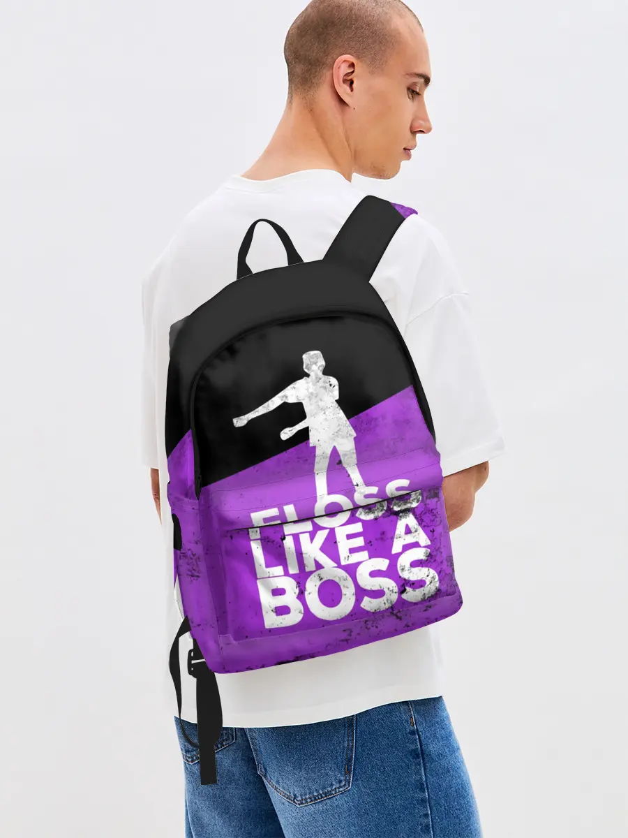 Рюкзак джинсовый / Floss Like A Boss