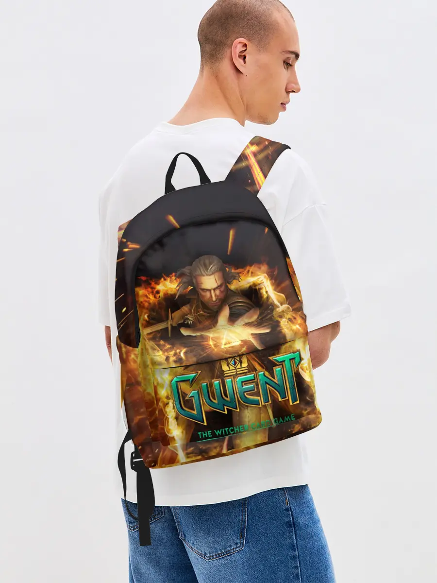 Рюкзак джинсовый / GWENT: The Witcher Card Game