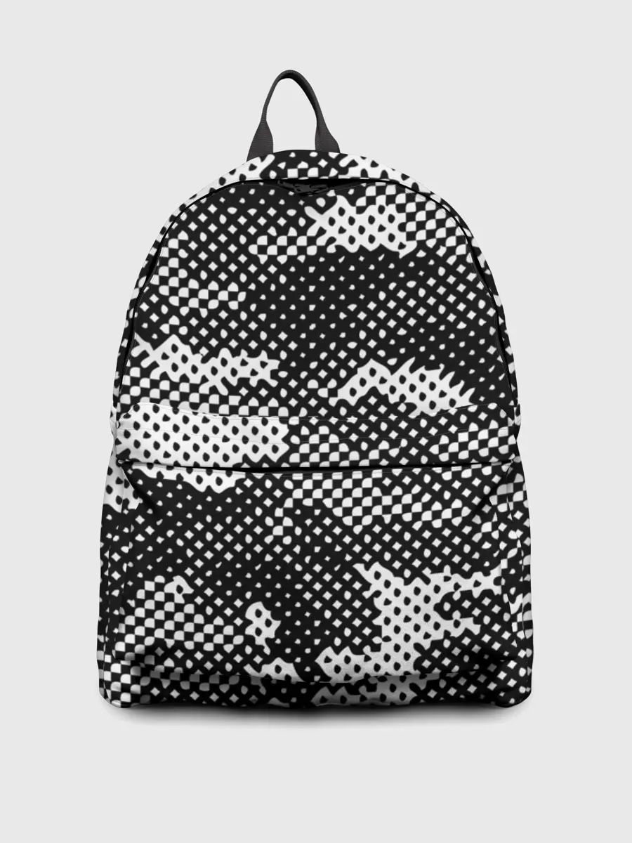 Рюкзак джинсовый / Черный камуфляж