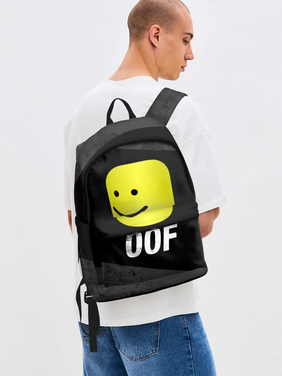 Рюкзак джинсовый / Roblox OOF Мем