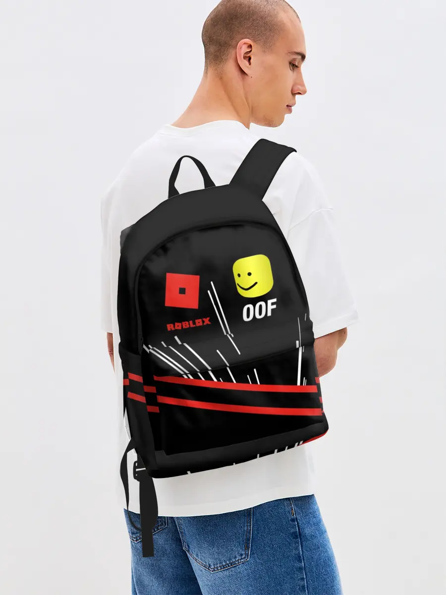 Рюкзак джинсовый / Roblox OOF Meme