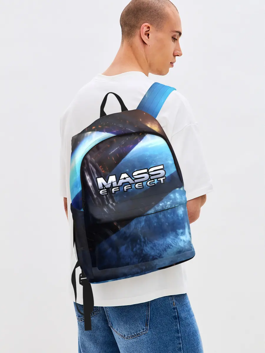 Рюкзак джинсовый / MASS EFFECT