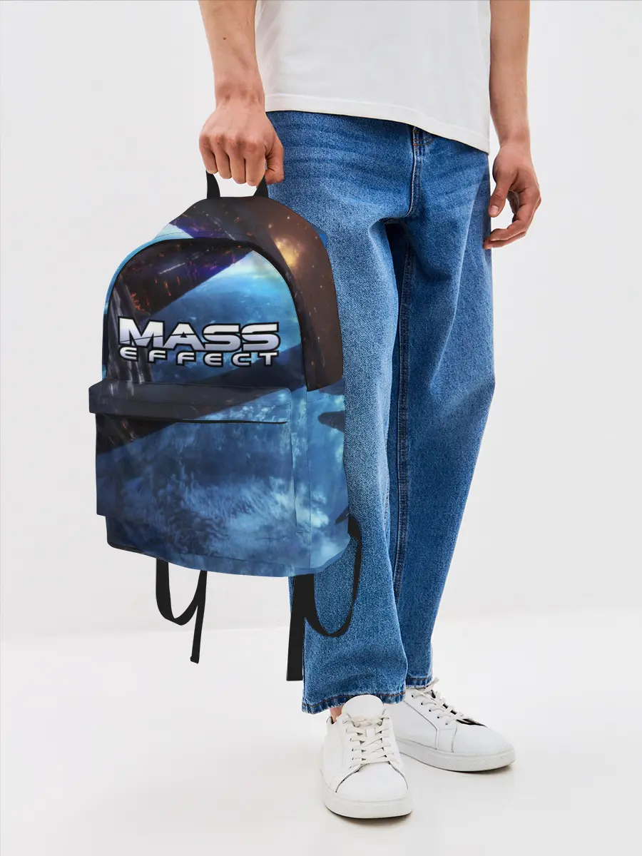 Рюкзак джинсовый / MASS EFFECT